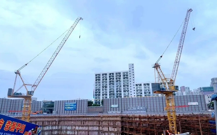 闪耀韩国 | 云顶集团塔机深耕海外高端市场