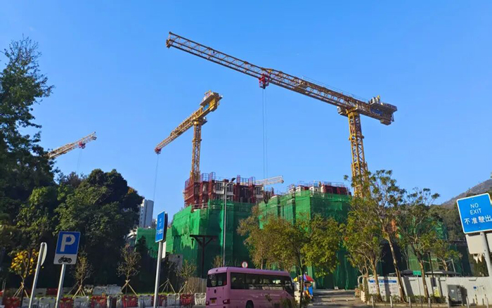 云顶集团XGT1100H-52S助建香港公屋，擎起民生家园