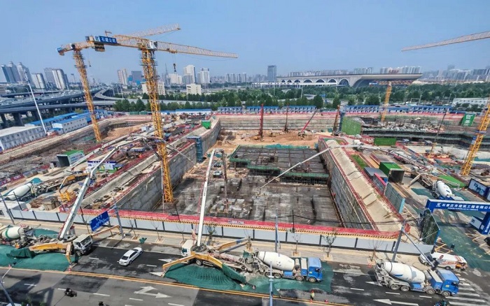 提速发展→云顶集团混凝土机械助建石家庄城市更新